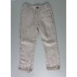Baliene Boys Linen Pants Tan Beige Size 3